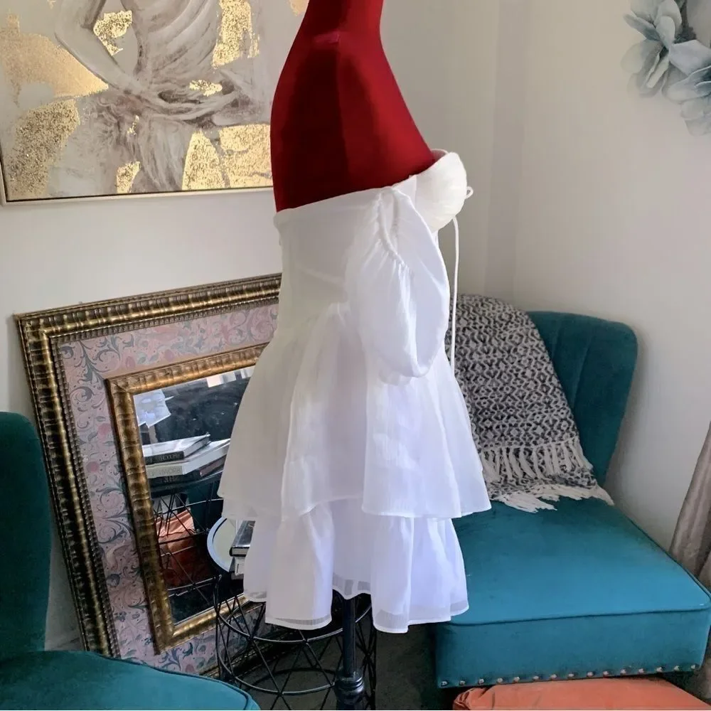ADEIRLINA WHITE CORSET MINI DRESS - Picture 6 of 16